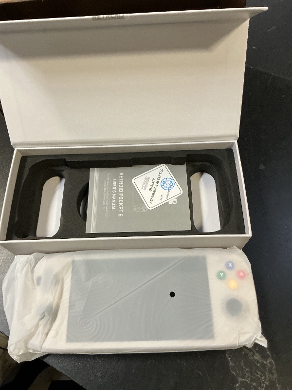 Photo 1 of Retroid Pocket 5 Retro Handheld Game Console, 8+128G, 5.5-inch Touchscreen 1080p Portable Android Gaming Handheld with Adreno 650 GPU & WiFi 6/BT5.1, Snapdragon 865 Processor, Android 13 (16Bit)