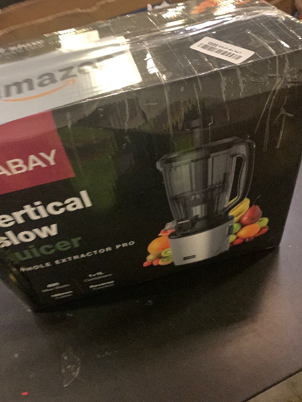 Photo 1 of Cold Press Juicer 2026 Upgrade, 6.5" Wide Feed Chute Masticating Juicer, 2.95L Large Capacity Slow Juicer for Whole Fruits & Vegetables, High Juice Yield, Easy Clean, BPA Free for Family
