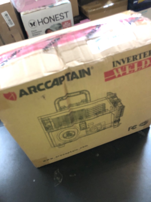 Photo 1 of ARCCAPTAIN 135A MIG Welder [Large LED Display] 110V Welder Flux Core MIG, Lift TIG, Stick, 3 in 1 Welding Machine Gasless MIG Welder Machine 110V, IGBT Inverter Welder with Synergy, 2T/4T