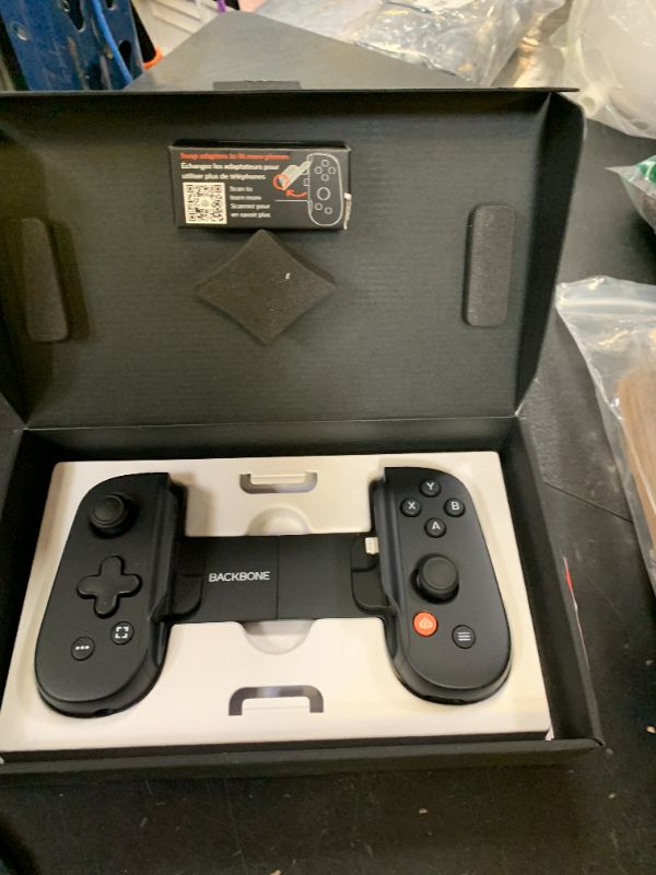 Photo 1 of BACKBONE One Mobile Gaming Controller for iPhone 14 & Older (Lightning) 2nd Gen, Phone Controller, Play Xbox, PlayStation, PC, App Games & More