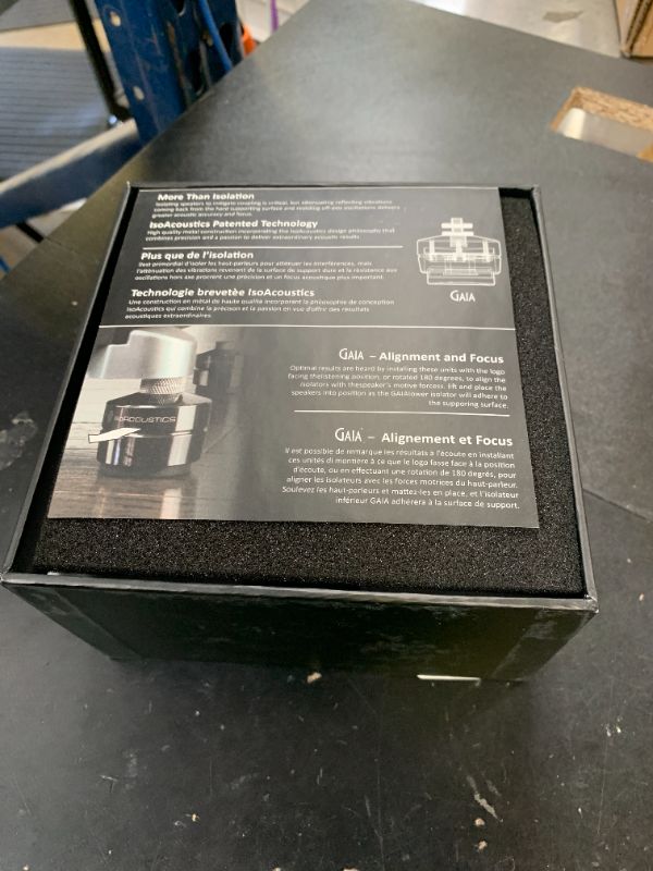 Photo 1 of IsoAcoustics Gaia Series Isolation Feet for Speakers & Subwoofers (Gaia II, 120 lb max) – Set of 4