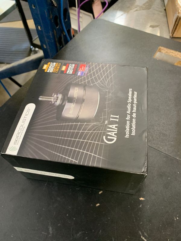 Photo 1 of IsoAcoustics Gaia Series Isolation Feet for Speakers & Subwoofers (Gaia II, 120 lb max) – Set of 4