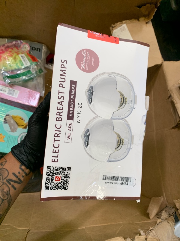 Photo 1 of Wearable Breast Pump,Hands-Free Wireless Electric Pump with App-Controlled 5 Modes,15 Adjustable Intensity Settings Lightweight for Office/Driving/Sleeping with 17/19/21 Flange