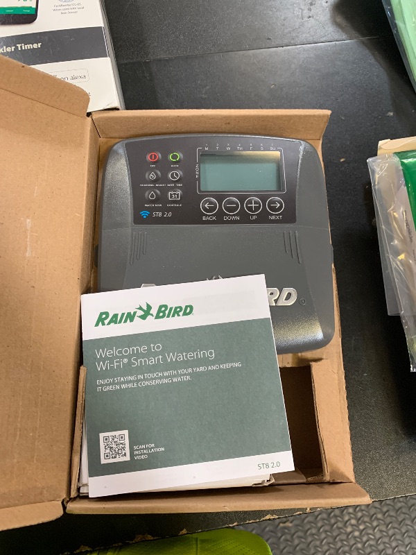 Photo 1 of Rain Bird ST8I-2.0 Smart Indoor WiFi Sprinkler/Irrigation System Timer/Controller, WaterSense Certified, 8-Zone/Station, Compatible with Amazon Alexa