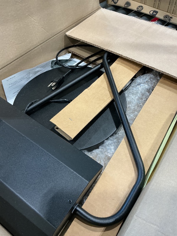 View 3 of ***minor damage USED****Northern Light Technologies Flamingo 10,000 Lux Bright Light Therapy Floor Lamp, Black, 4 Foot
