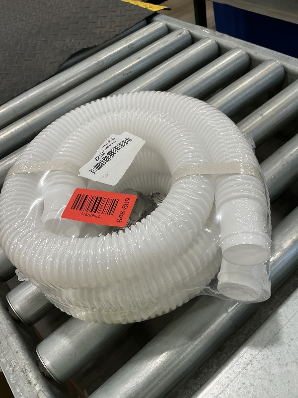 Photo 1 of 1-1/4-Inch Replacement Pool Hoses for Intex Coleman Bestways Above Ground Pools,1.25" Diameter Pool Hose Compatible with Intex Pump Models #607/#637 (White- 3 Pack)
