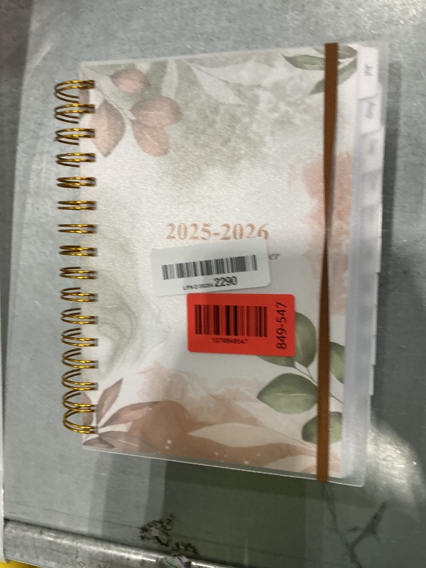 Photo 1 of *See Clerk Notes* 2026 Daily & Monthly Planner - One Page Per Day, Daily Planner 2026 from January 2026 to December 2026, Planner 2026 with 12 Monthly Tabs, 6.4" x 8.5", Rose Leaf
