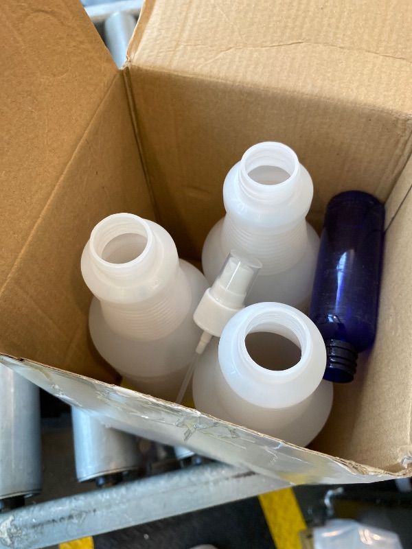 Photo 1 of [PARTIAL SET: 3PCS] JohnBee Empty Spray Bottles (16oz/4Pack) - Adjustable Spray Bottles for Cleaning Solutions - No Leak and Clog - HDPE spray bottle For Plants, Pet, Vinegar, BBQ, and Rubbing Alcohol.