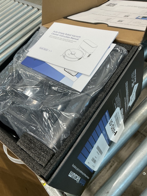 Photo 1 of [Important: See Clerk notes] Kilgone Robot Vacuum and Mop Combo with Self Emptying Station, 6000Pa Suction Anti Tangle Brush LiDAR Navigation Multi Floor Mapping, 90 Day Hands Free Smart Laser Robotic Cleaner for Pet Hair Carpet