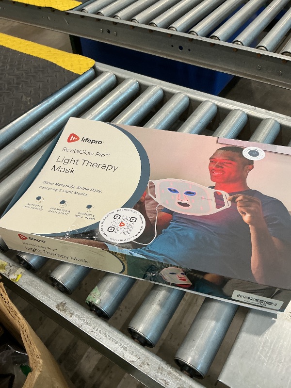 Photo 1 of LifePro Revitaglow Red Light Therapy Mask - Triple Chip LED Face Mask
