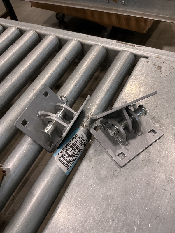 Photo 1 of ?Joewuzun 2pcs Floating Dock Hinge Heavy Duty Dock Hardware Brackets Female Corner Hinge Dock Parts Connector T Style Backer Plate