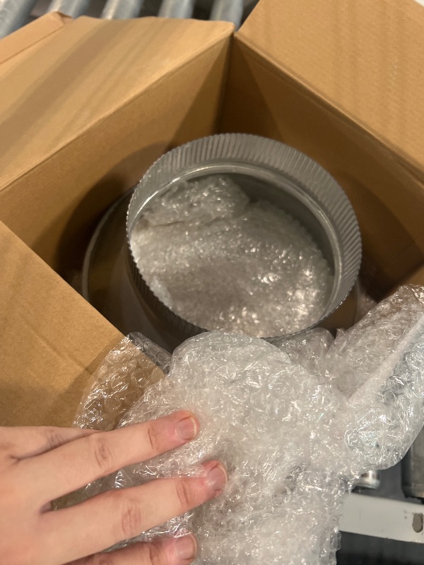 Photo 1 of *** used***** Otoolling 1 Pcs 10 Inch to 7 Inch Duct Reducer Increaser Galvanized Steel Air Duct Adapter Round Crimped Pipe Connector Fitting Coupling for HVAC Ventilation Systems