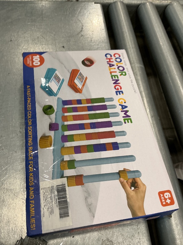 Photo 1 of 1 Pack Color Challenge Game, Solo Play Color Matching Puzzle Game, Fun Board Game for Kids 6-8-12, Adults, Party & Family Game Night, Birthday Christmas Party Gifts for Boys & Girls