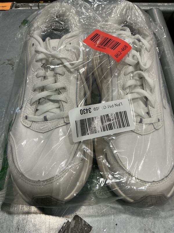 Photo 1 of Brooks Men’s Ghost Max Suede/Leather Neutral Running & Walking Shoe - White/White - 11 Medium