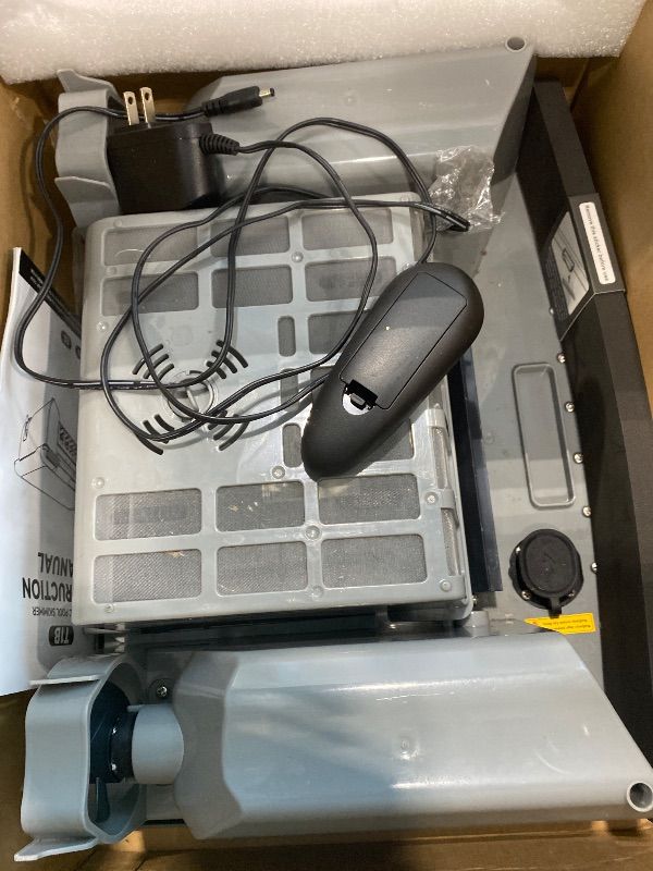 Photo 1 of *See Clerk Notes* T1B Solar Powered Pool Skimmer Robot, Automatic Robotic Pool Surface Skimmer Cleaner with 24/7 Cleaning, Dual Charging Modes, Auto-Dock, Inground & Above-Ground Pools