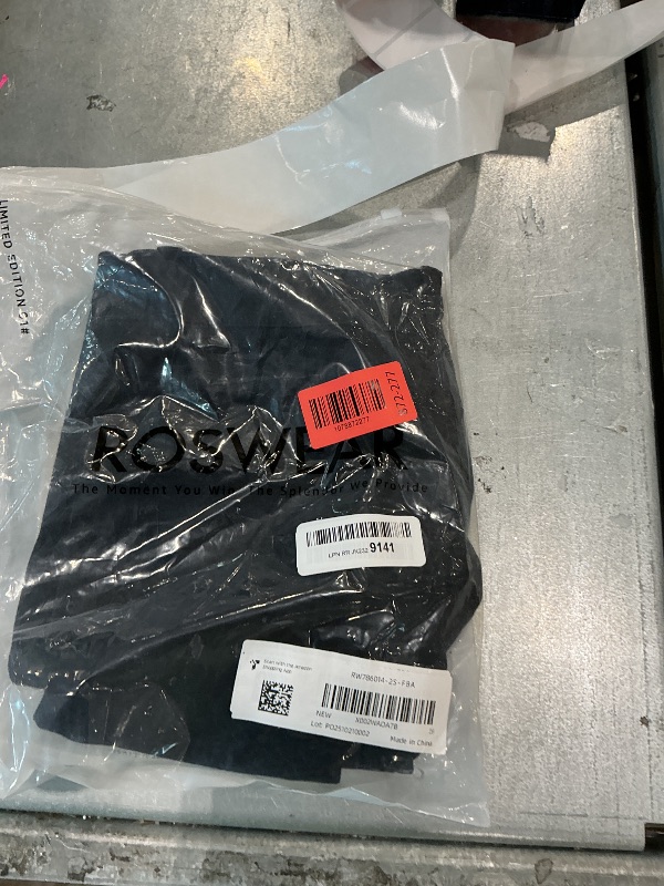 Photo 1 of *See Clerk Notes* roswear Skinny Jeans for Women Ripped Stretchy Mid Rise Jeggings Casual Slimming Pants Black Small