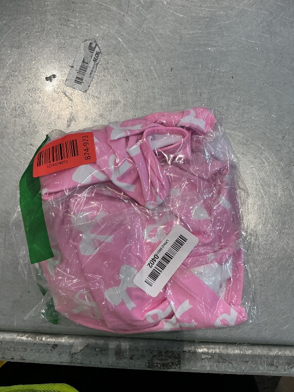 Photo 1 of [MISSING SHORTS] Girls Tankini Swimsuit 3 Piece Bathing Suit Set Cute Bikini Swimwear with Shorts Summer UPF 50+ Racerback Kids Beach Swim Suit Pink White Bow Size 11-12
