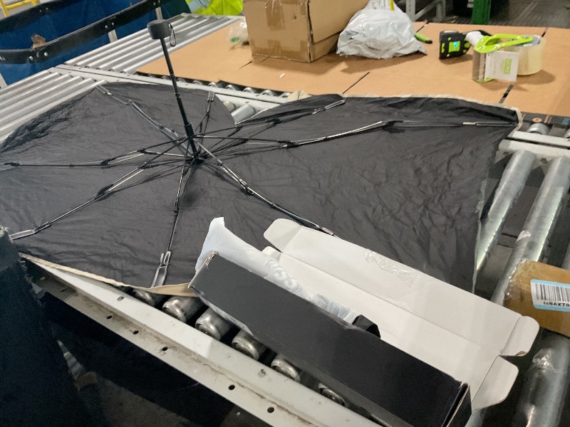 Photo 1 of *** used*** Nmoiss [Vinyl Coating Heat Shield] Windshield Sun Shade Umbrella, Compatible with Ford F150 F250 F350 All Models, F-Series Truck Accessories to Block UV Rays, Reduce Heat & Protect Interior