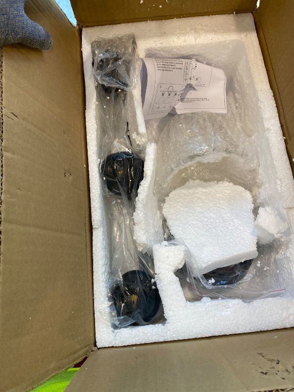 Photo 1 of *See Clerk Notes* Vintage Bathroom Vanity Light Fixtures 3-Light, Farmhouse Vanity Lighting Over Mirror with Tulip Flower Glass Shade No Glare for Master Bathroom, Half Bath, 19 Inches, Matte Black, Moisture Resistant