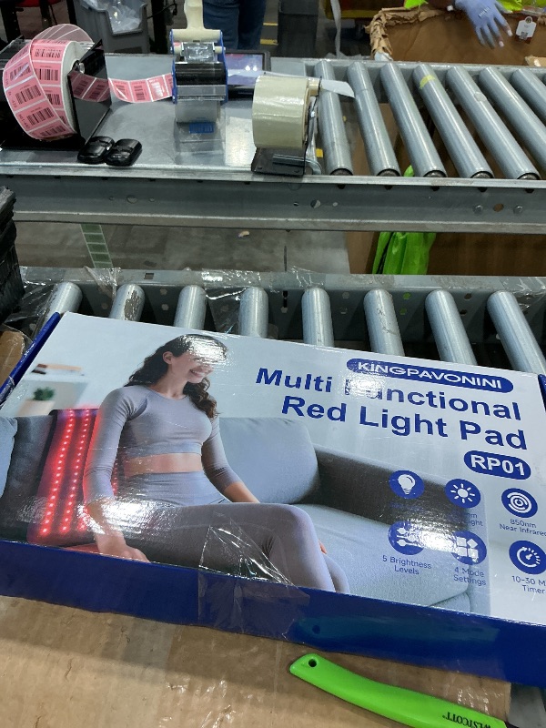 Photo 1 of *See Clerk Notes* KingPavonini Red Light Therapy Mat for Body, 33"×17" Infrared Mat Wearable