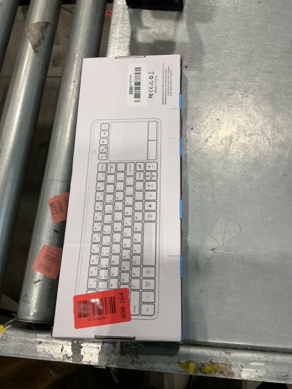 Photo 1 of [Defective] INFINMIND Wireless Bluetooth Touchpad Keyboard with 3-Device(1*USB,2*BT) Portable Computer Keyboard for Laptop,Tablet,Mac,Windows,Android,Chrome OS