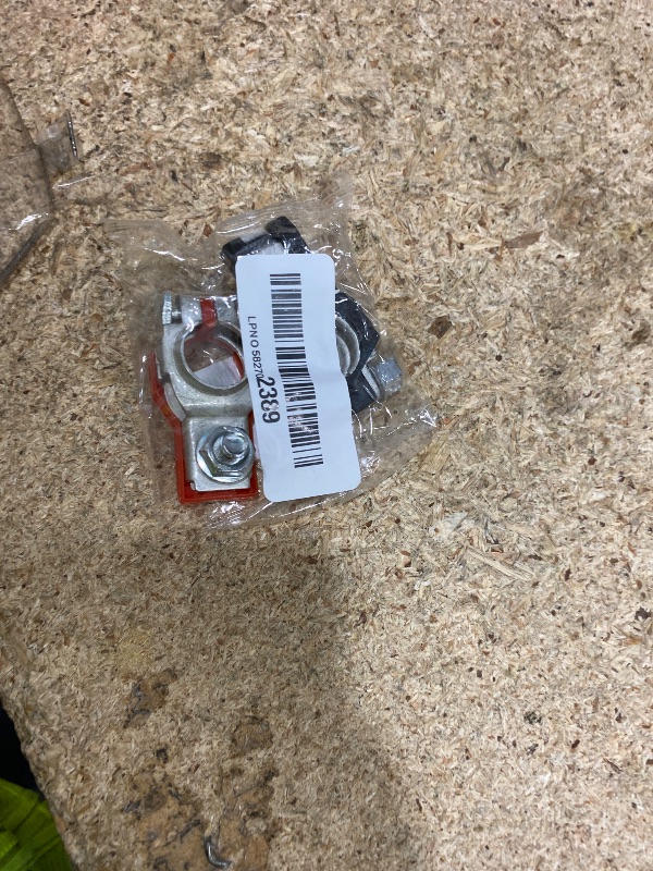 Photo 1 of 1 Pair Battery Terminal Connectors for Nissan-Compatible with Nissan/Rouge/Maxima/Murano/Sentra, Positive & Negative Battery Terminals with Plastic Bottoms, Replaces 243407F000/24340-7F000/243407F001