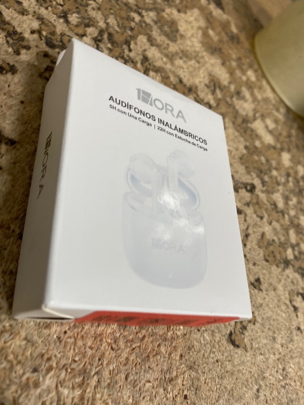 Photo 1 of 1 Hora Wireless Earbuds Bluetooth 5.3 Headphones (White)