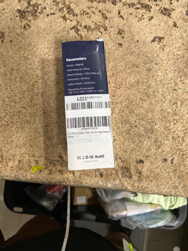 Photo 1 of [UL Recognized] FOCSPROD 40+5 uF 40/5 MFD ±6% 370V/440V CBB65 AC Capacitor, Dual Run Round Capacitor Replacement, 40 5 uF 440 Volt HVAC for AC Unit Fan Motor Start or Heat Pump or Condenser Straight