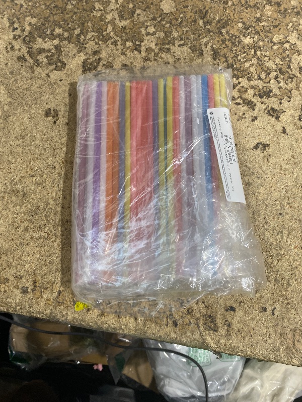 Photo 1 of 100 colorful straws