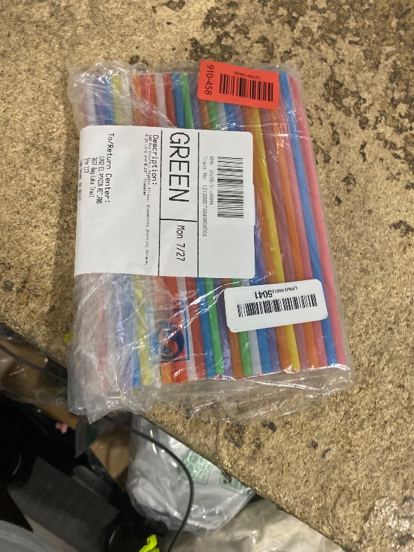 Photo 1 of 100 colorful straws