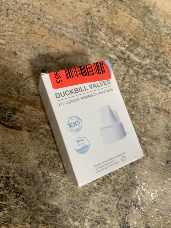 Photo 1 of [6-Count] Papablic Duckbill Valves, Replacement Milk Valves Compatible with Spectra S1 S2 & Medela Breast Pumps Parts Accessories, BPA & DEHP Free, Food-Grade Silicone, Easy to Clean, White