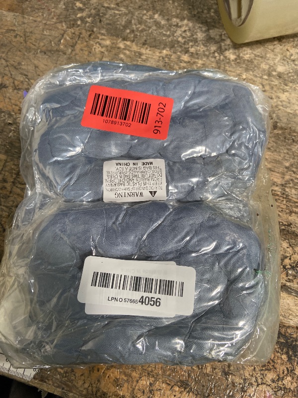 Photo 1 of 10 Pack Dusty Blue Cheesecloth Table Runner 17x108 Inch Boho Gauze Cheese Cloth Table Runners for Wedding Party Baby Shower Birthday Home Decor
