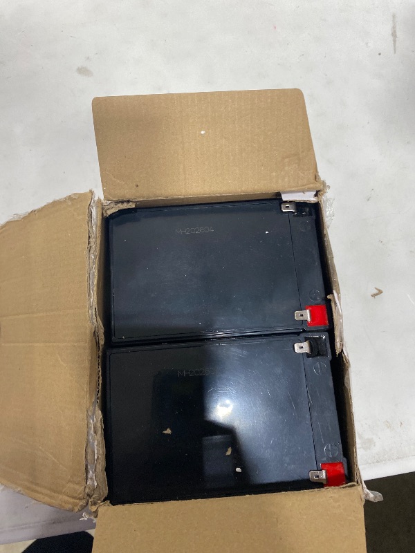 Photo 1 of *** STOCK PHOTO FOR REFERENCE ONLY**
Miady 12V 12Ah Rechargeable Sealed Lead Acid Battery (2 Packs)