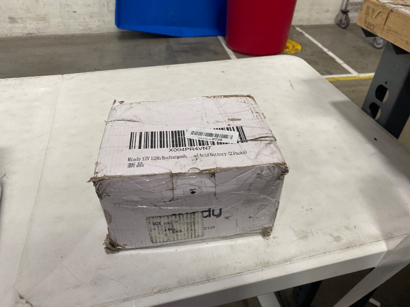 Photo 1 of *** STOCK PHOTO FOR REFERENCE ONLY**
Miady 12V 12Ah Rechargeable Sealed Lead Acid Battery (2 Packs)
