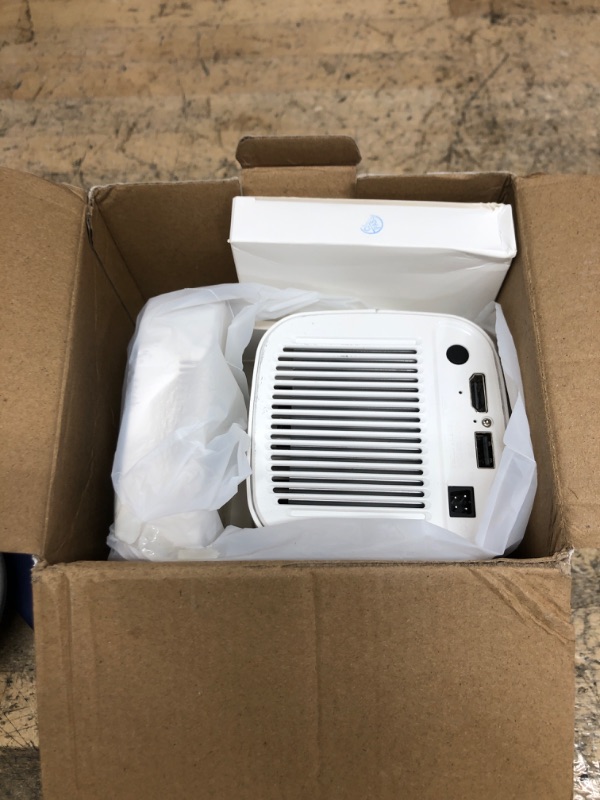 Photo 1 of ?Auto Focus&1080P?Magcubic Mini Smart Projector with 4K Support, Portable Projector with Wifi 6 and Bluetooth 5.4, 5W Speaker, Built in Apps, Voice Control, Outdoor Movie Projector