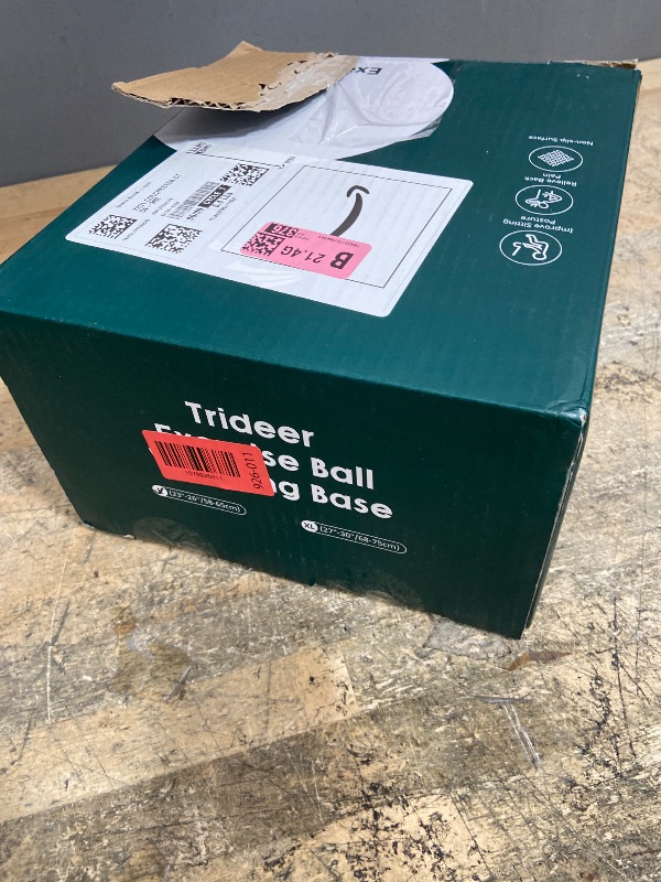 View 2 of **MISSING PARTS**Trideer Yoga Ball Chair with Base for Office Desk, Exercise & Stability Ball Seat, Pilates Ball for Core Training, Pregnancy Ball, Back Pain Relief & Active Sitting