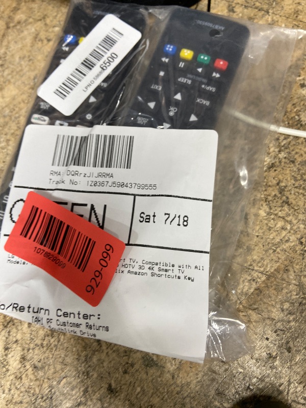 Photo 1 of (Pack of 2) Universal Remote for LG Smart TV, Compatible with All LG TV Remote Control LCD LED OLED UHD HDTV 3D 4K Smart TV Models, Replacement Remote with Netflix Amazon Shortcuts Key