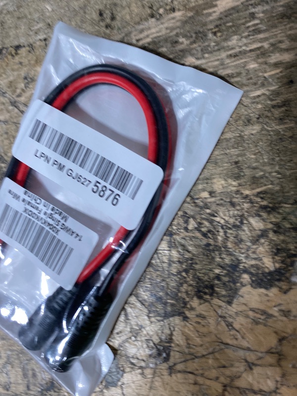 Photo 1 of 0.8FT 5.5mmx2.5mm Pigtail Cable Female 14AWG DC Maintenance Cable DC 5525 Connector for CCTV Surveillance Camera LED Strip Lights Energy Storage Power Supply Solar Panel 2pcs