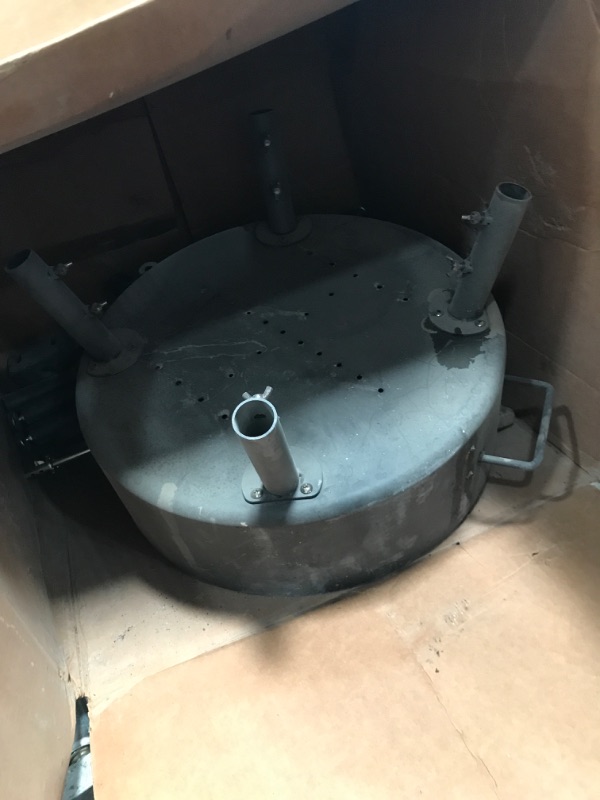 View 3 of *** PARTS ONLY *** BIG HORN Santa Maria Grill, Portable Argentinian Parrilla with Adjustable Height & 360° Rotating Grates, Charcoal Open Fire BBQ Grill with Rotisserie for Camping, Patio & Backyard