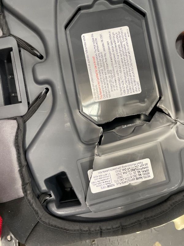Photo 1 of ***DAMAGED ***Chicco GoFit ClearTex Plus Backless Booster Car Seat, Latch, 40-110 lbs