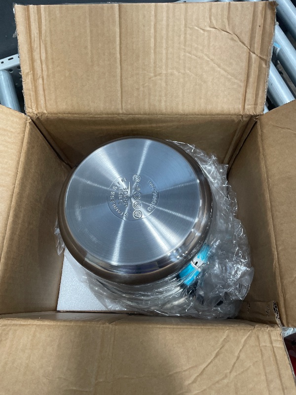 View 2 of [3-IN-1] 18/8 Stainless Steel Pressure Cooker 8 Quart [Save 70% of time ]