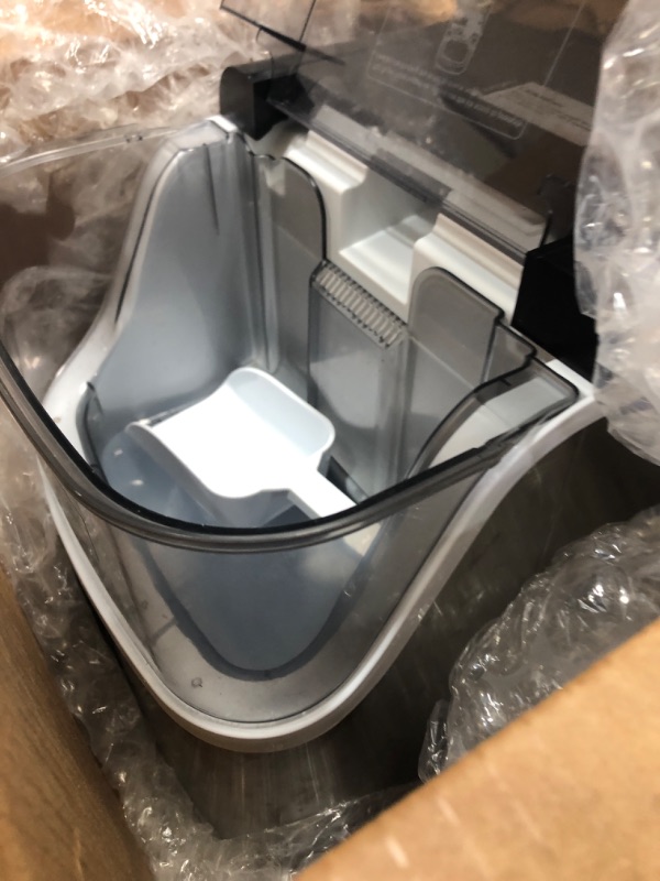 View 3 of *** PARTS ONLY *** EUHOMY Nugget Ice Maker Countertop, Ready in 7 Mins, 35Lbs/24H Pebble Ice Maker Machine, Self-Cleaning Countertop Sonic Ice Makers with Ice Scoop&Basket, Pellet Ice Maker for Home, Stainless Steel