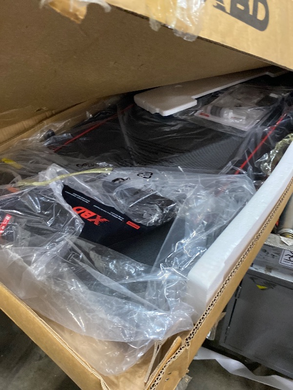 Photo 1 of Electric Walking Pad Treadmill with Handle Bar Incline for Home, Portable Walking Pad Treadmill