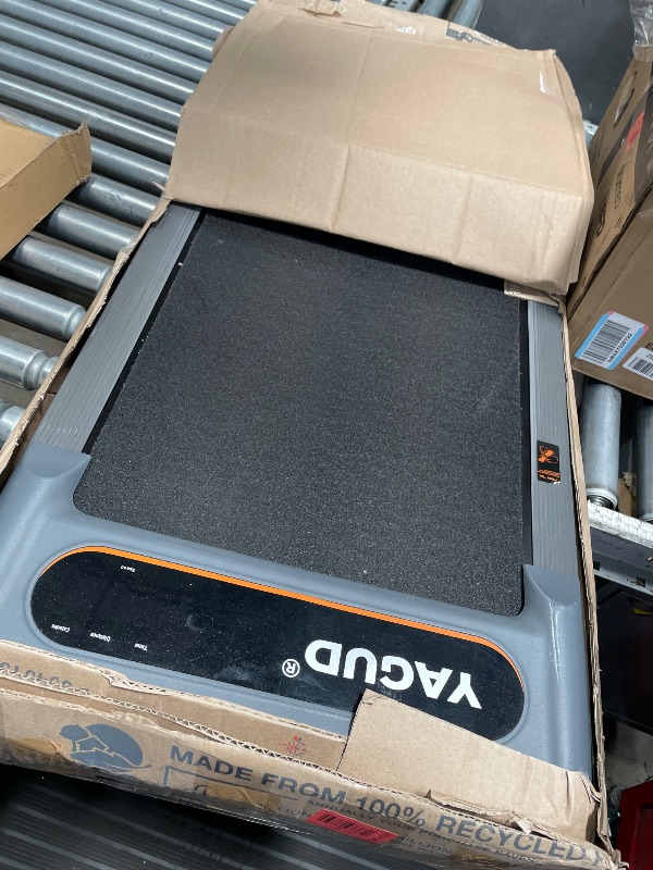 Photo 1 of **MISSING SCREEN** Yagud Walking Pad Treadmill for Home Office, Portable Under Desk Treadmill with Remote Control and LED Display, Walking Jogging Running Machine for Home