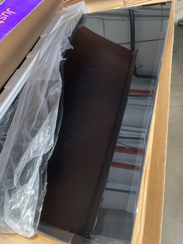Photo 1 of **damaged** Roku Smart TV 2026 – 55-Inch Select Series, 4K QLED TV – Roku TV with Voice Remote – Flat Screen QLED Television with Wi-Fi for Streaming Live Local News, Sports, & Movies – Bluetooth Headphone Mode