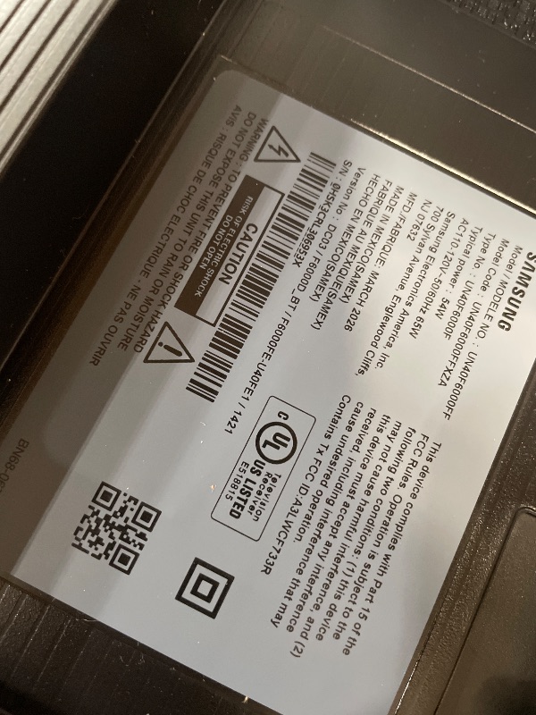 Photo 1 of **DAMAGED*** SAMSUNG 40-Inch Class Full HD F6000 Smart TV (2025 Model) HDR, Object Tracking Sound Lite, Knox Security, One UI Tizen, Smart TV
