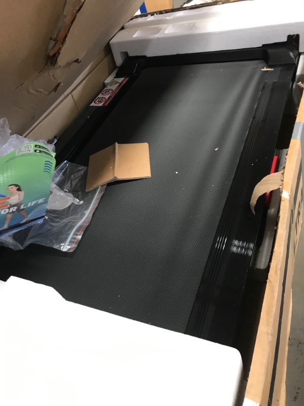 View 2 of **** PARTS/ BROKEN***      TRAILVIBER Walking Pad Treadmill with 12% 9-Level Auto Incline, 450 lbs Capacity RGB LED Screen, Bluetooth Speaker Under Desk Treadmill, Compact Treadmills for Home Hiking, Black