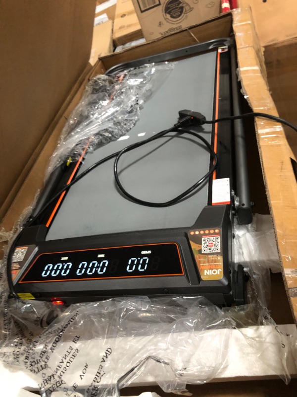 Photo 1 of ***NO REMOTE*** Walking Pad Treadmill with 12% Incline & Adjustable Height, 4 in 1 Walking Pad with Handle Bar, 3.5HP Foldable Under Desk Treadmill, Portable Treadmills for Home 350LBS, APP & Remote Control