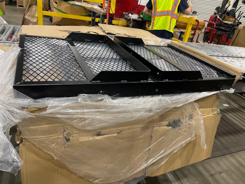 Photo 1 of 
ECOTRIC 46.2 X 26.8 X 38.7 Inch Hitch Cargo Carrier W/Ramp Foldable 500 Lbs | Trailer Hitch Mount Steel Wheelchair Carrier Mobility Scooter Ramp 2"...