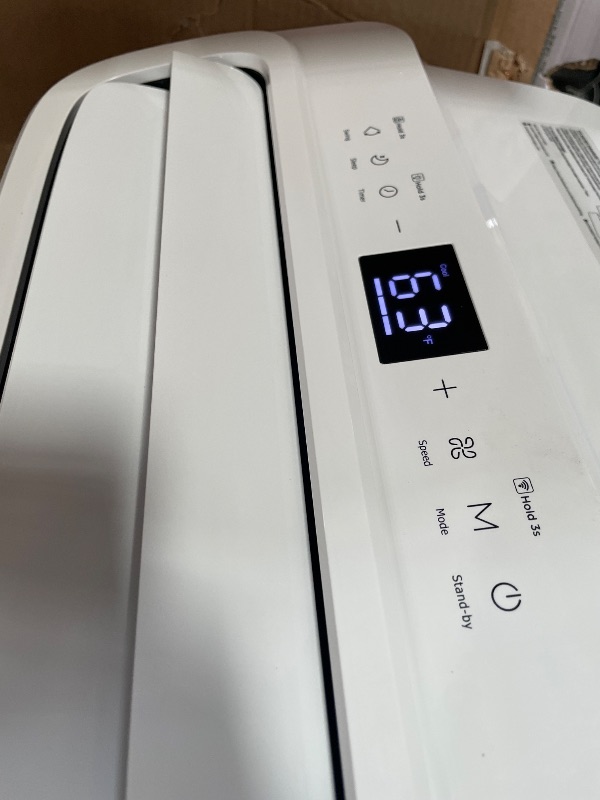 Photo 1 of ***STOCK PHOTO FOR REFERENCE ONLY***GrowthWing 14,000 BTU Smart WiFi Portable Air Conditioner, Cools up to 700 Sq.Ft, Auto-Evaporation, 3-in-1 Modes, Voice & Remote Control, Quiet Operation, White